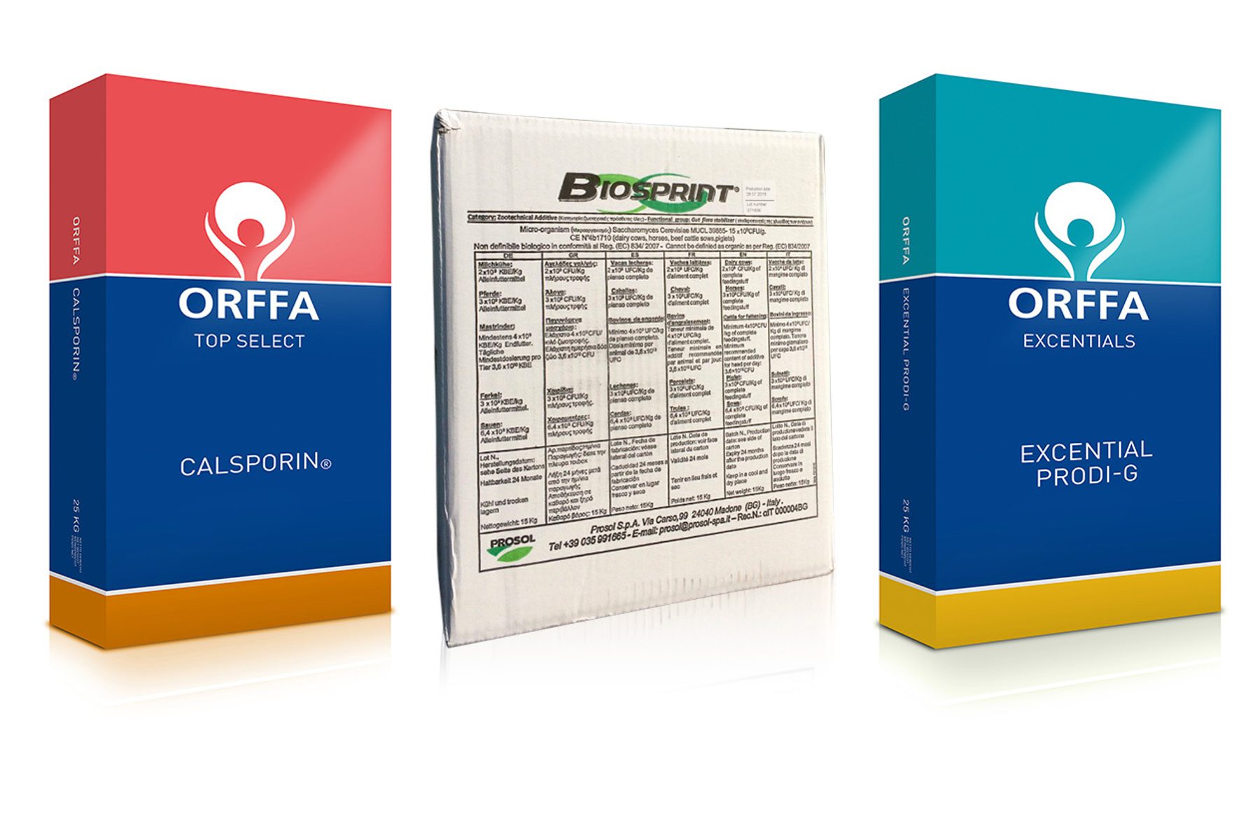 Probiotics (Calsporin, Excential ProDi-G, Biosprint) - The… | Orffa